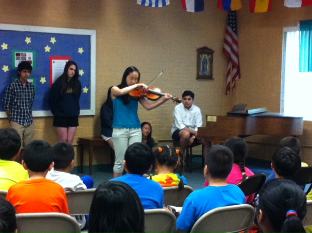“Teach Music” Program from Choate: Farewell party for Senior students